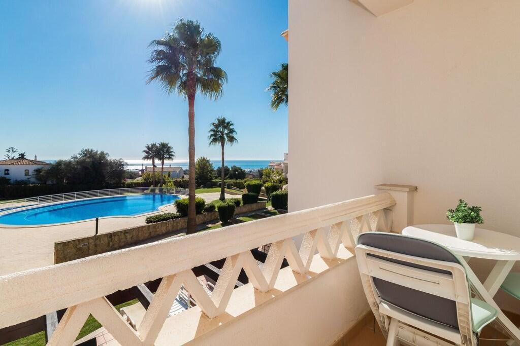 Fantastic Townhouse With Pool And Sea Views Villa Albufeira Kültér fotó